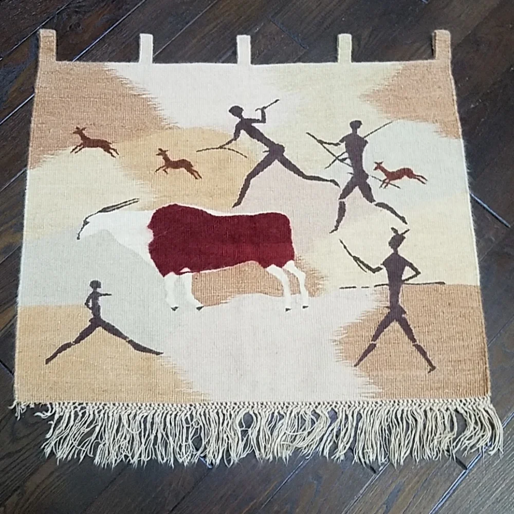 African woven wall hanging